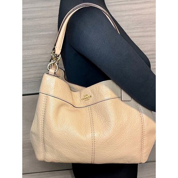 Coach F23537 Small Lexy Pebbled Leather Convertible Bag - Picture 7 of 14